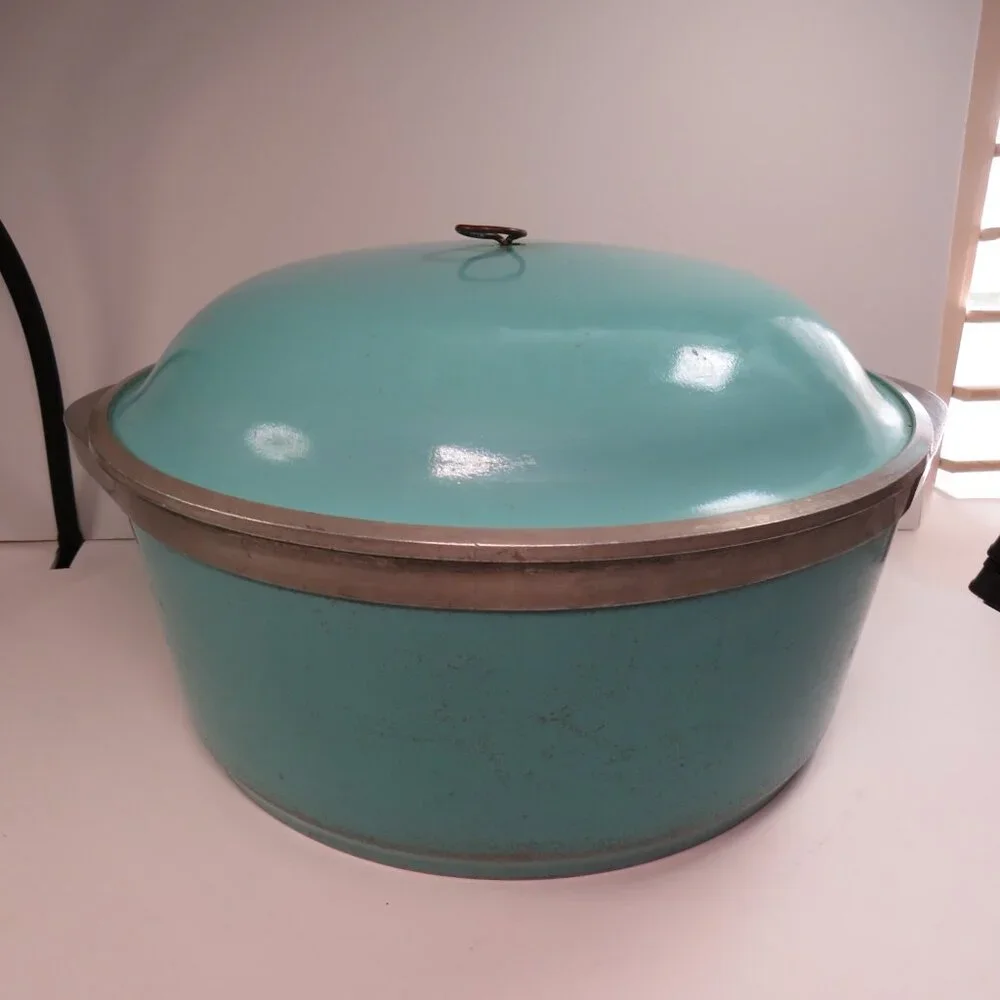Vintage Club Aluminum Dutch Oven 4.5 Quart READ ALL
